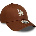 kasketter-buet-brun-justerbar-rem-9forty-league-essential-midi-fra-los-angeles-dodgers-mlb-af-new-era