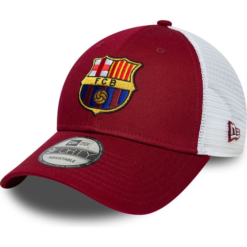 kasketter-buet-rod-justerbar-rem-9forty-league-fra-fc-barcelona-laliga-af-new-era