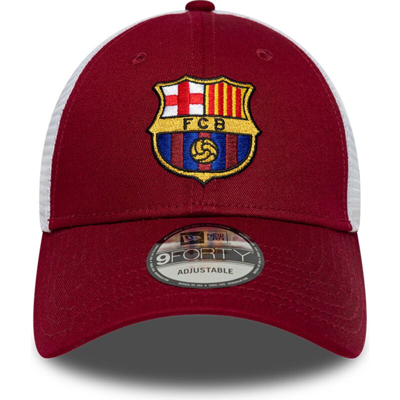 kasketter-buet-rod-justerbar-rem-9forty-league-fra-fc-barcelona-laliga-af-new-era