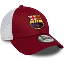 kasketter-buet-rod-justerbar-rem-9forty-league-fra-fc-barcelona-laliga-af-new-era