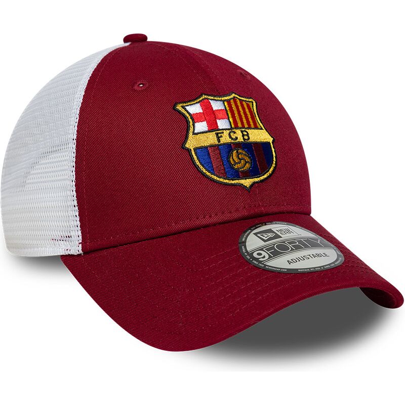 kasketter-buet-rod-justerbar-rem-9forty-league-fra-fc-barcelona-laliga-af-new-era