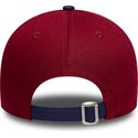 kasketter-buet-rod-justerbar-rem-9forty-contrast-fra-fc-barcelona-laliga-af-new-era