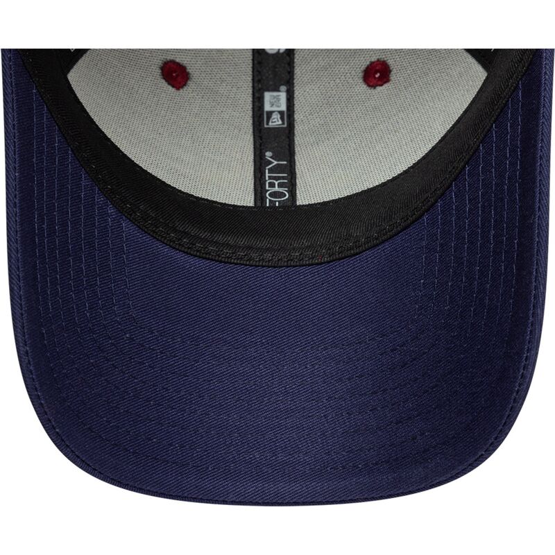 kasketter-buet-rod-justerbar-rem-9forty-contrast-fra-fc-barcelona-laliga-af-new-era