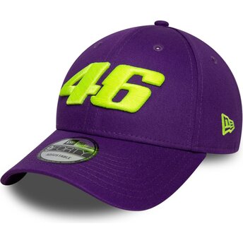 Kasketter buet violet justerbar rem 9FORTY Wordmark fra Valentino Rossi VR46 MotoGP af New Era