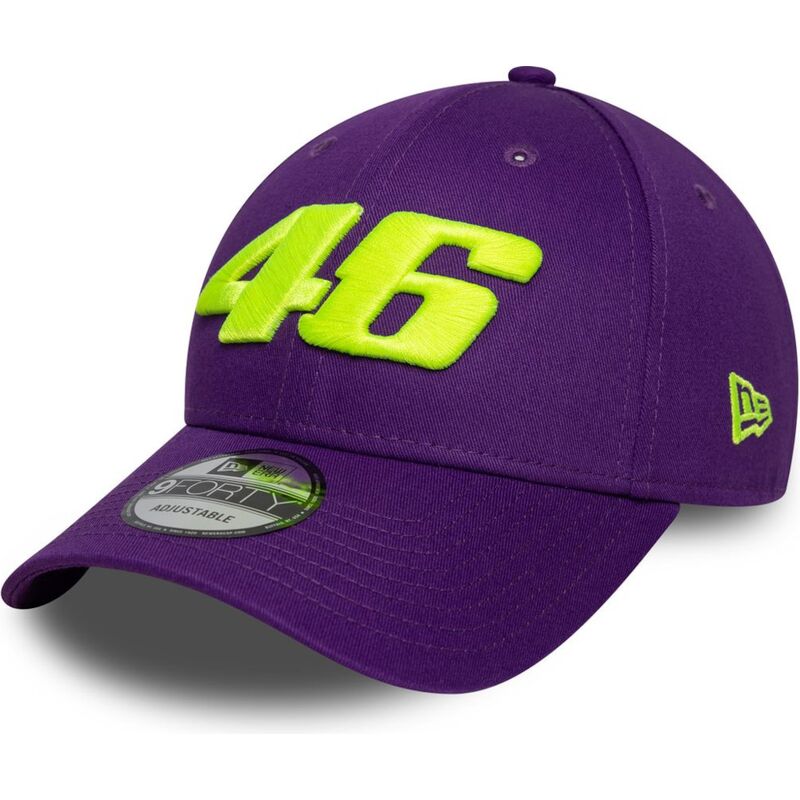 kasketter-buet-violet-justerbar-rem-9forty-wordmark-fra-valentino-rossi-vr46-motogp-af-new-era