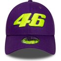 kasketter-buet-violet-justerbar-rem-9forty-wordmark-fra-valentino-rossi-vr46-motogp-af-new-era