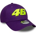 kasketter-buet-violet-justerbar-rem-9forty-wordmark-fra-valentino-rossi-vr46-motogp-af-new-era