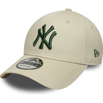 Kasketter buet beige justerbar rem 9FORTY League Essential fra New York Yankees MLB af New Era