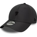 kasketter-buet-gra-justerbar-rem-9forty-metal-fra-manchester-united-football-club-premier-league-af-new-era
