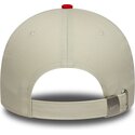 kasketter-buet-rod-justerbar-rem-9forty-contrast-visor-vespa-piaggio-af-new-era