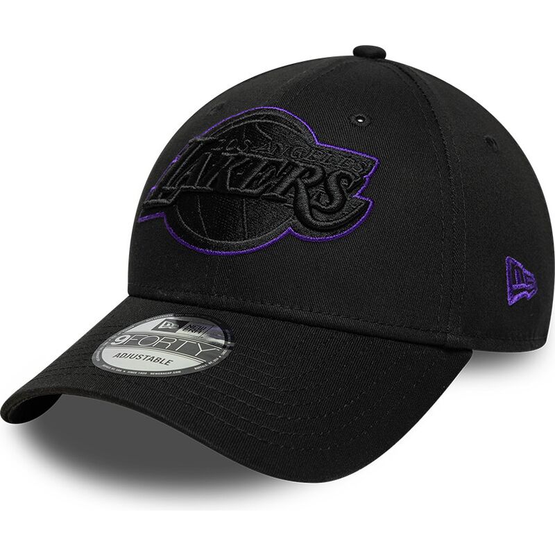 kasketter-buet-sort-justerbar-rem-9forty-outline-fra-los-angeles-lakers-nba-af-new-era