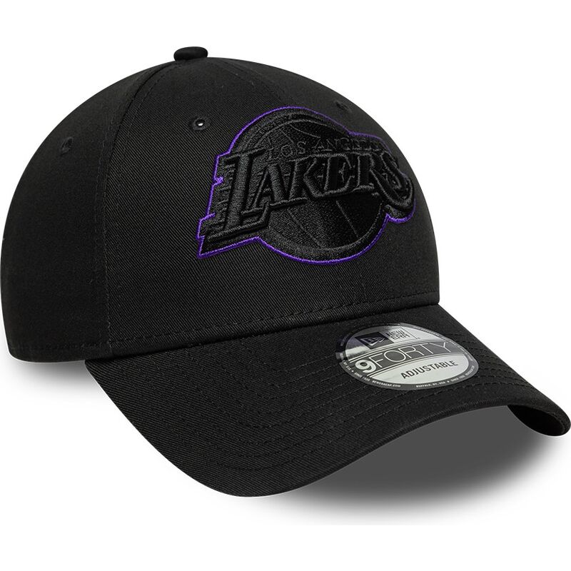 kasketter-buet-sort-justerbar-rem-9forty-outline-fra-los-angeles-lakers-nba-af-new-era