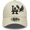 kasketter-buet-beige-justerbar-rem-9forty-outdoor-icon-fra-los-angeles-dodgers-mlb-af-new-era