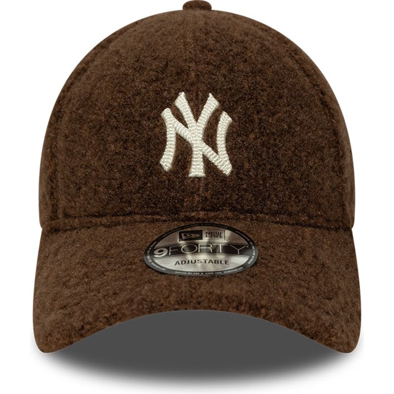 kasketter-buet-brun-snapback-9forty-winter-borg-fra-new-york-yankees-mlb-af-new-era kasketter-buet-brun-snapback-9forty-winter-borg-fra-new-york-yankees-mlb-af-new-era