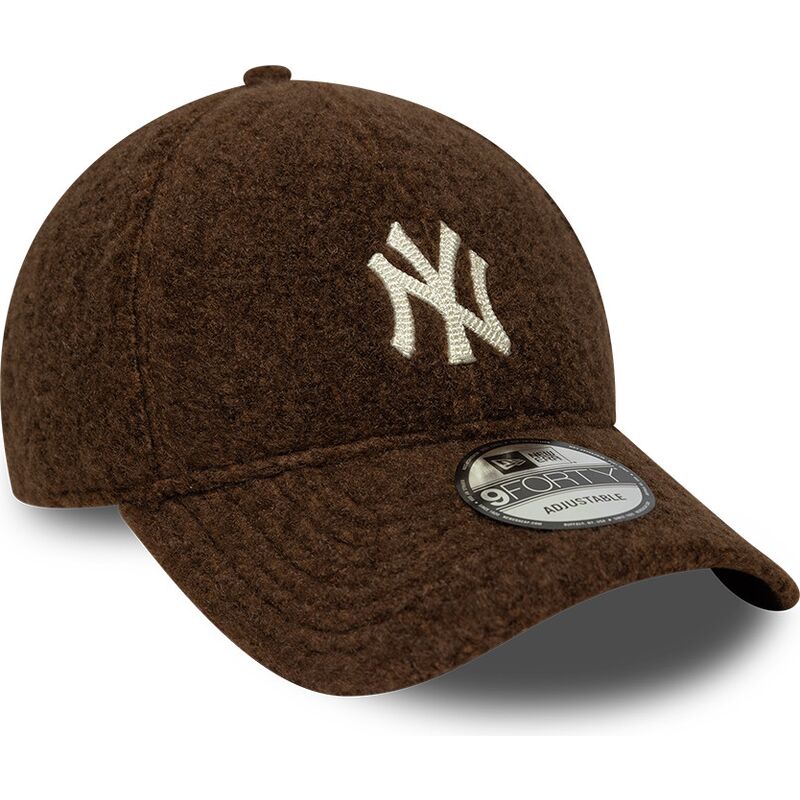 kasketter-buet-brun-snapback-9forty-winter-borg-fra-new-york-yankees-mlb-af-new-era kasketter-buet-brun-snapback-9forty-winter-borg-fra-new-york-yankees-mlb-af-new-era