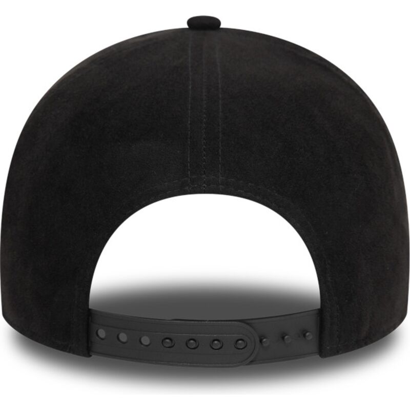kasketter-buet-sort-snapback-e-frame-faux-suede-fra-new-york-yankees-mlb-af-new-era