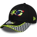 kasketter-buet-sort-justerbar-rem-9forty-m-crown-check-fra-valentino-rossi-vr46-motogp-af-new-era