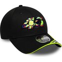 kasketter-buet-sort-justerbar-rem-9forty-m-crown-check-fra-valentino-rossi-vr46-motogp-af-new-era
