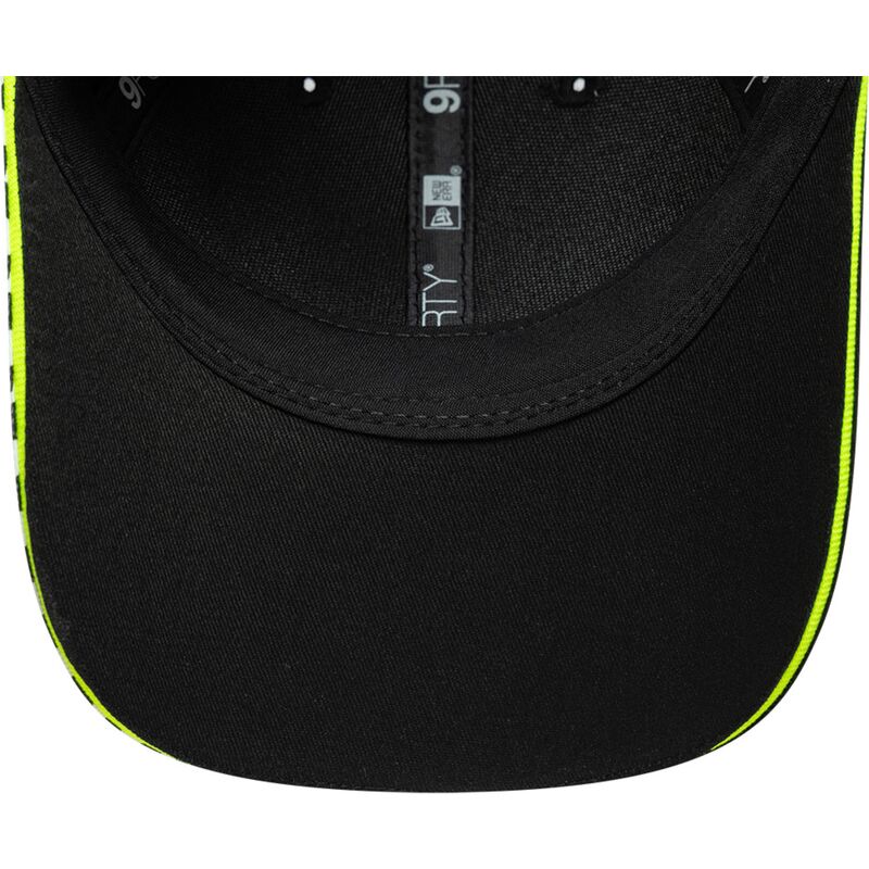 kasketter-buet-sort-justerbar-rem-9forty-m-crown-check-fra-valentino-rossi-vr46-motogp-af-new-era
