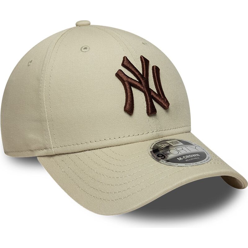 kasketter-buet-beige-snapback-9forty-m-crown-fra-new-york-yankees-mlb-af-new-era kasketter-buet-beige-snapback-9forty-m-crown-fra-new-york-yankees-mlb-af-new-era
