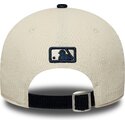 kasketter-buet-beige-justerbar-rem-9forty-m-crown-cord-fra-new-york-yankees-mlb-af-new-era