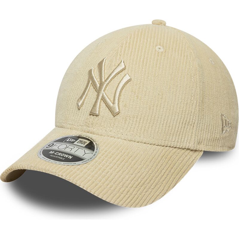 kasketter-buet-beige-justerbar-rem-9forty-m-crown-cord-fra-new-york-yankees-mlb-af-new-era kasketter-buet-beige-justerbar-rem-9forty-m-crown-cord-fra-new-york-yankees-mlb-af-new-era