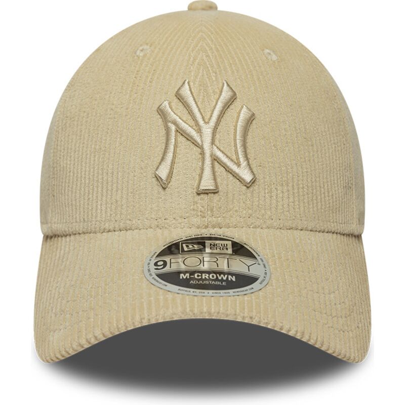 kasketter-buet-beige-justerbar-rem-9forty-m-crown-cord-fra-new-york-yankees-mlb-af-new-era kasketter-buet-beige-justerbar-rem-9forty-m-crown-cord-fra-new-york-yankees-mlb-af-new-era