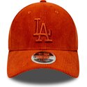 kasketter-buet-orange-justerbar-rem-9forty-m-crown-cord-fra-los-angeles-dodgers-mlb-af-new-era