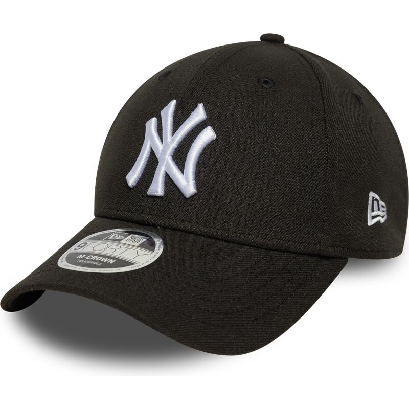 kasketter-buet-sort-snapback-9forty-m-crown-fra-new-york-yankees-mlb-af-new-era