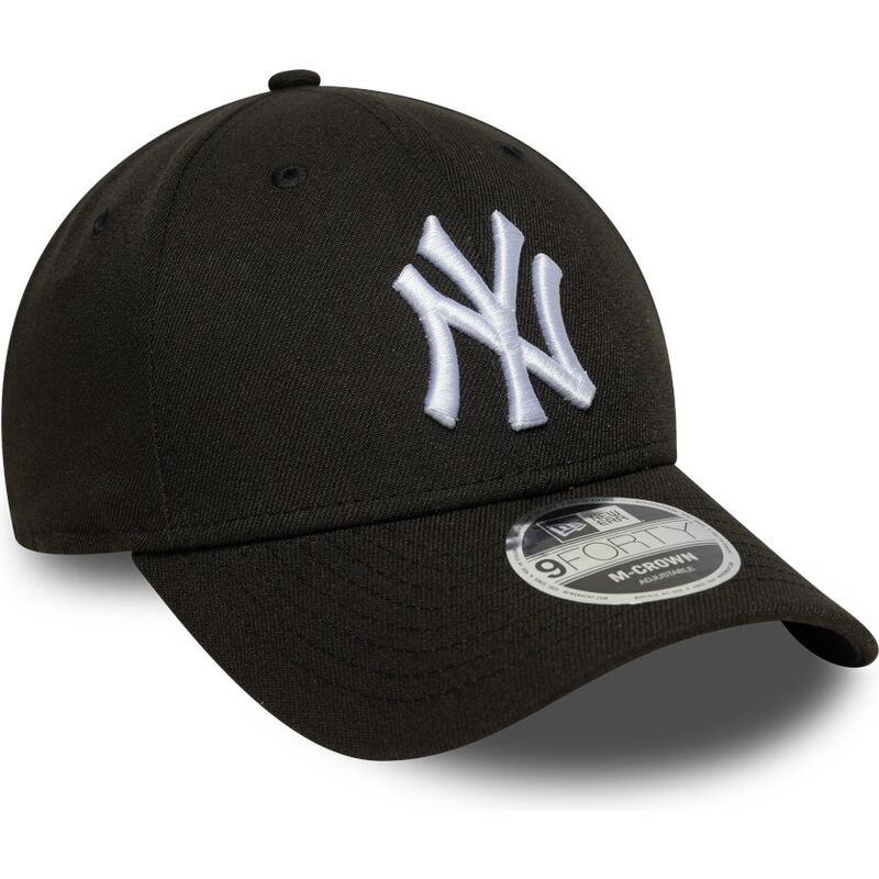 kasketter-buet-sort-snapback-9forty-m-crown-fra-new-york-yankees-mlb-af-new-era