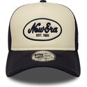 kasketter-buet-marinebla-snapback-a-frame-oval-foam-patch-af-new-era