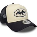 kasketter-buet-marinebla-snapback-a-frame-oval-foam-patch-af-new-era