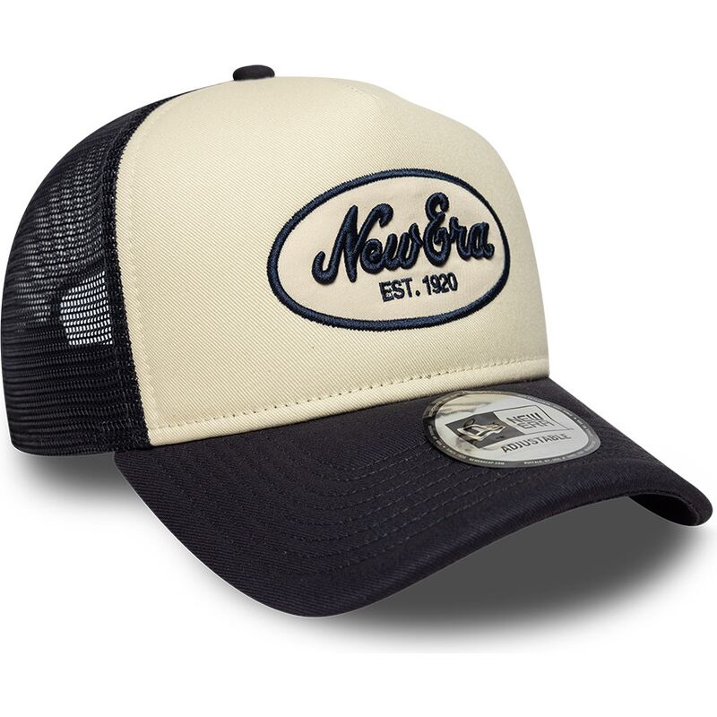 kasketter-buet-marinebla-snapback-a-frame-oval-foam-patch-af-new-era kasketter-buet-marinebla-snapback-a-frame-oval-foam-patch-af-new-era