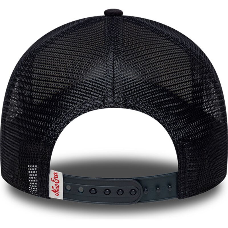 kasketter-buet-marinebla-snapback-a-frame-oval-foam-patch-af-new-era kasketter-buet-marinebla-snapback-a-frame-oval-foam-patch-af-new-era