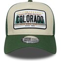 kasketter-buet-gron-snapback-a-frame-license-plate-fra-colorado-af-new-era