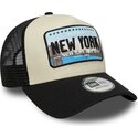 kasketter-buet-sort-snapback-a-frame-license-plate-fra-new-york-af-new-era