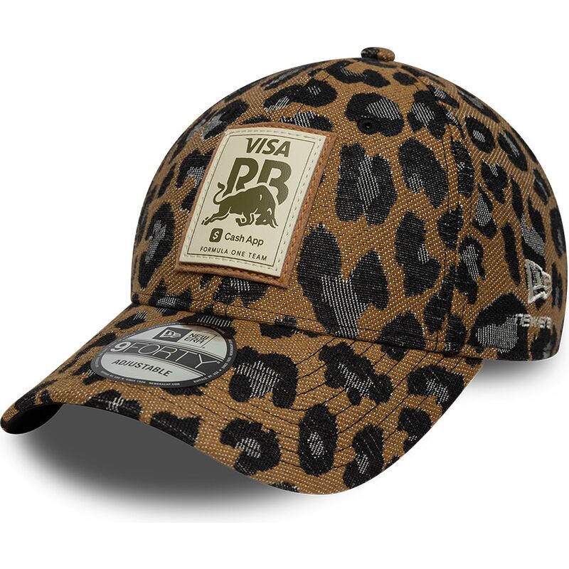 kasketter-buet-leopard-justerbar-rem-9forty-fra-racing-bulls-f1-team-formula-1-af-new-era