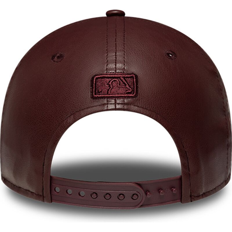 kasketter-buet-brun-snapback-9forty-m-crown-pu-diamante-fra-new-york-yankees-mlb-af-new-era