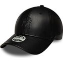 kasketter-buet-sort-snapback-9forty-m-crown-pu-diamante-fra-new-york-yankees-mlb-af-new-era