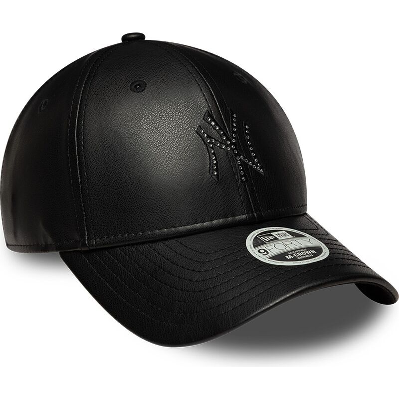 kasketter-buet-sort-snapback-9forty-m-crown-pu-diamante-fra-new-york-yankees-mlb-af-new-era kasketter-buet-sort-snapback-9forty-m-crown-pu-diamante-fra-new-york-yankees-mlb-af-new-era