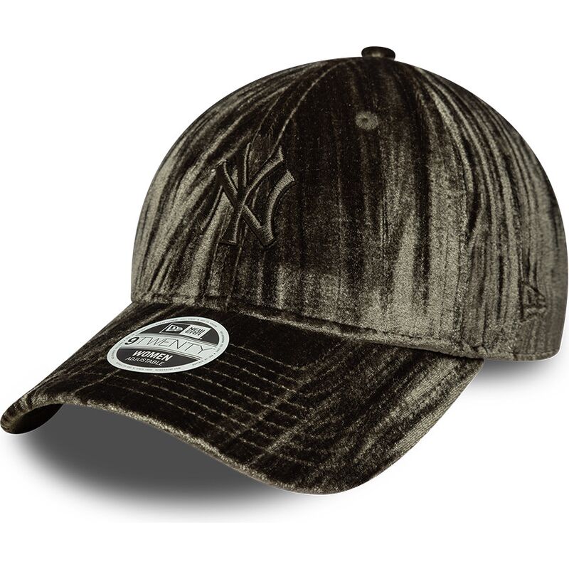 kasketter-buet-gron-justerbar-rem-9twenty-velour-fra-new-york-yankees-mlb-af-new-era