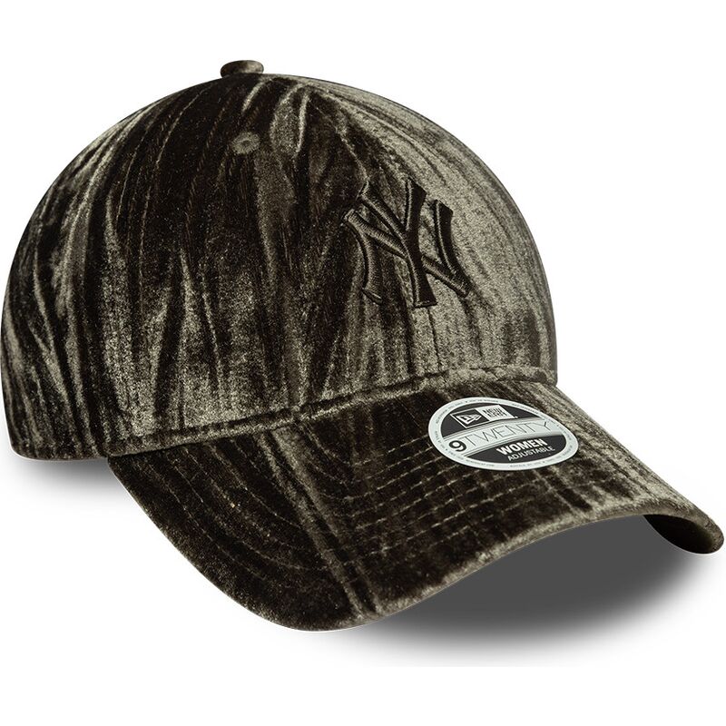 kasketter-buet-gron-justerbar-rem-9twenty-velour-fra-new-york-yankees-mlb-af-new-era