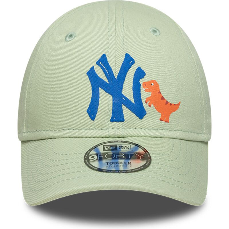 kasketter-buet-gron-justerbar-rem-til-barn-9forty-dino-icon-fra-new-york-yankees-mlb-af-new-era