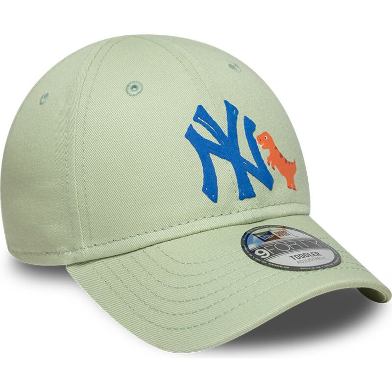 kasketter-buet-gron-justerbar-rem-til-barn-9forty-dino-icon-fra-new-york-yankees-mlb-af-new-era