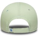 kasketter-buet-gron-justerbar-rem-til-barn-9forty-dino-icon-fra-new-york-yankees-mlb-af-new-era
