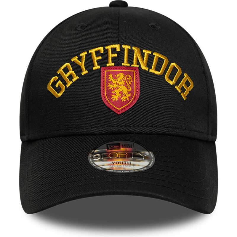 kasketter-buet-sort-snapback-til-barn-9forty-wordmark-fra-gryffindor-harry-potter-af-new-era kasketter-buet-sort-snapback-til-barn-9forty-wordmark-fra-gryffindor-harry-potter-af-new-era
