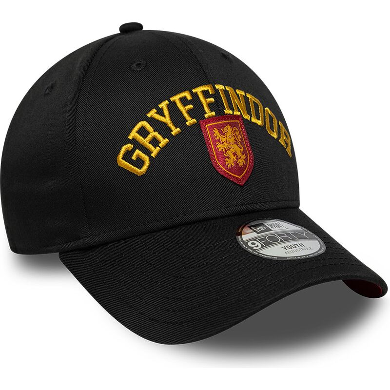 kasketter-buet-sort-snapback-til-barn-9forty-wordmark-fra-gryffindor-harry-potter-af-new-era kasketter-buet-sort-snapback-til-barn-9forty-wordmark-fra-gryffindor-harry-potter-af-new-era