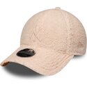 kasketter-buet-lyserod-snapback-til-barn-rosa-9forty-m-crown-winter-borg-fra-new-york-yankees-mlb-af-new-era