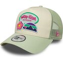 kasketter-buet-gron-snapback-til-barn-a-frame-outdoor-af-new-era
