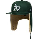 kasketter-flad-gron-tilpasset-59fifty-dogear-world-series-fra-oakland-athletics-mlb-af-new-era